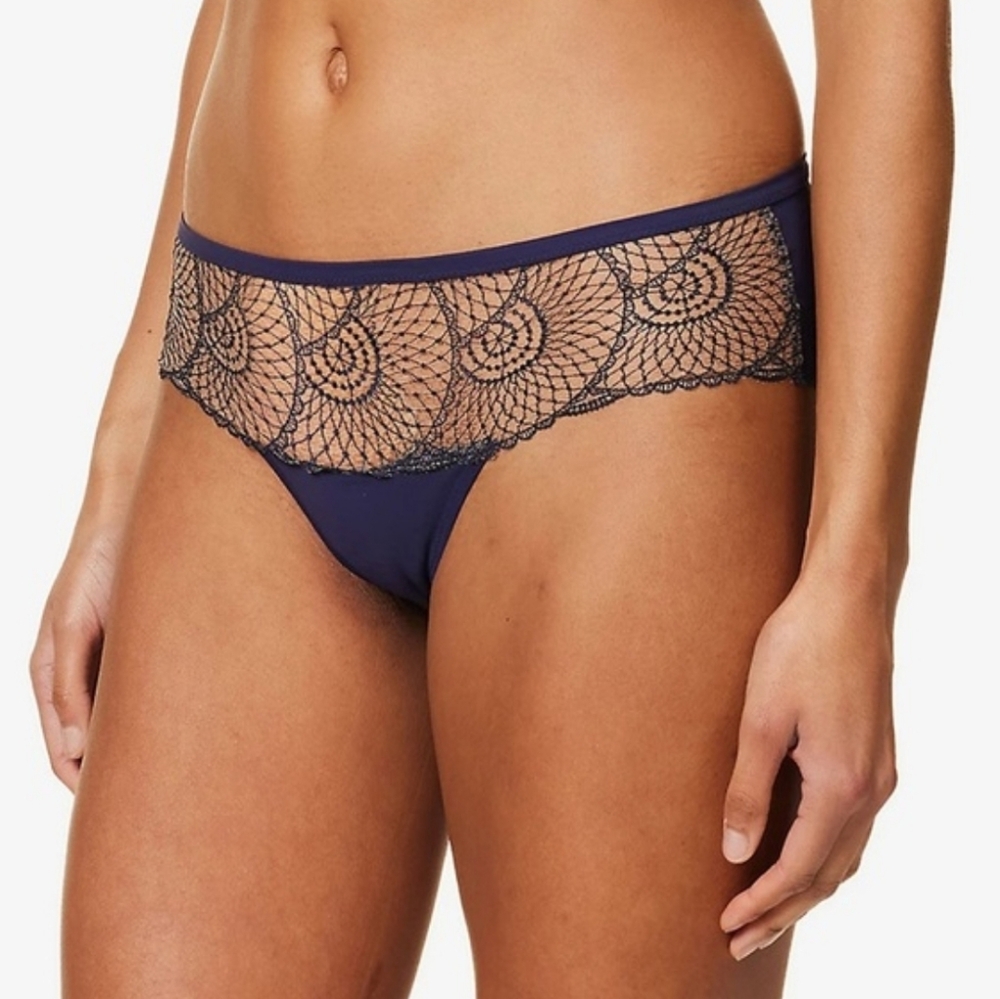 NWOT SIMONE PERELE REFLET BOYSHORTS IN MIDNIGHT